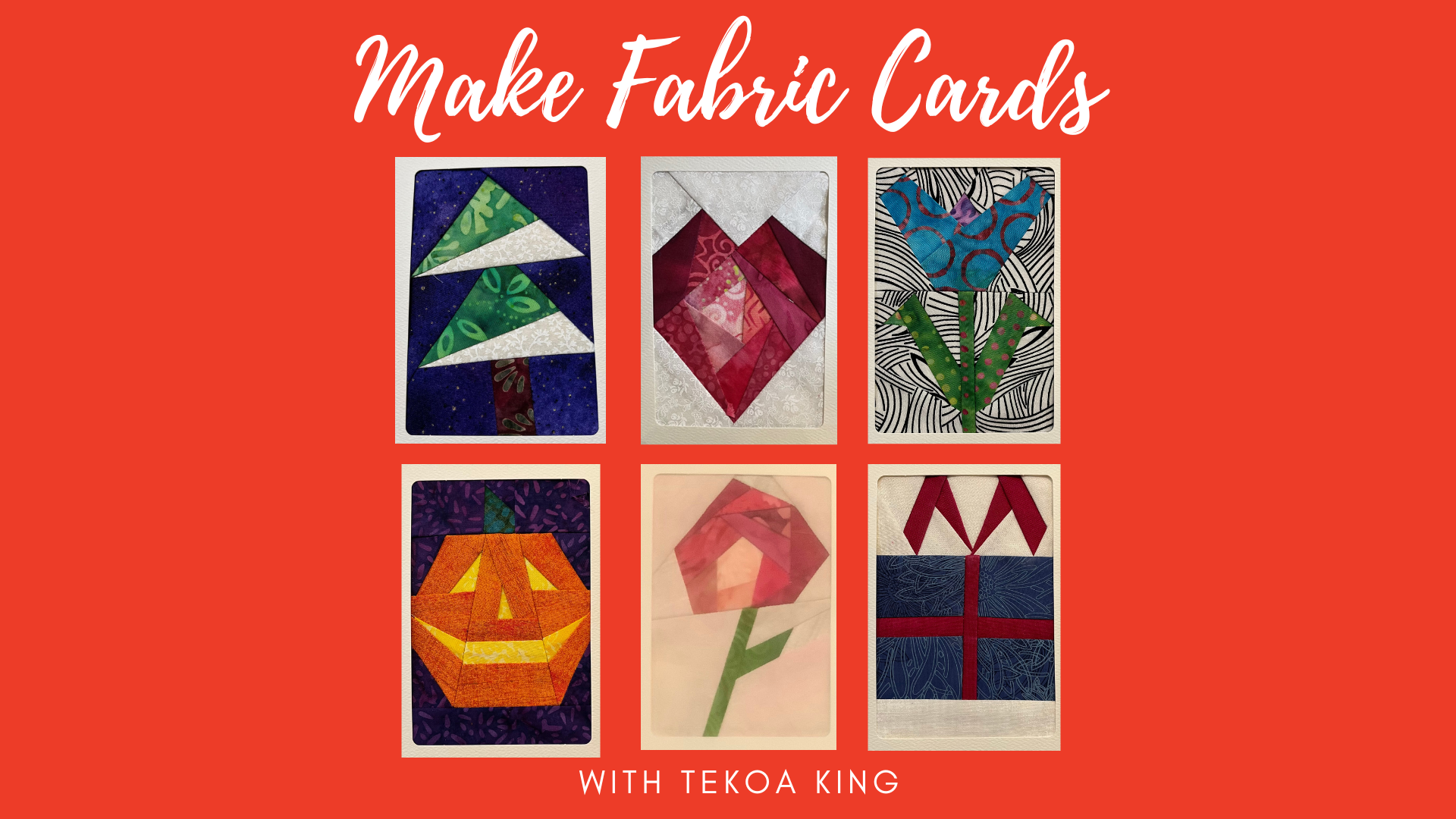 "Make Fabric Cards" Flyer